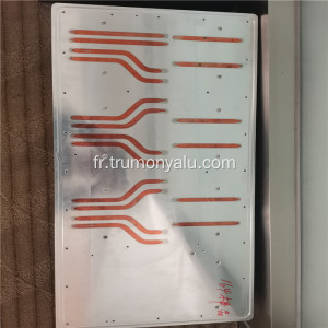 Détail du dissipateur de chaleur spatule en aluminium pour l&#39;échange de chaleur